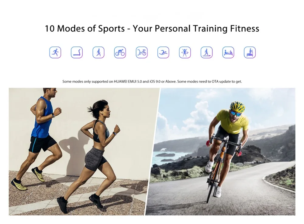 Original Huawei Honor Band 5 Band5 Fitness Tracker Colorful Screen Heart Rate Blood Oxygen Detect Sleep Monitor Swimming Track (9)