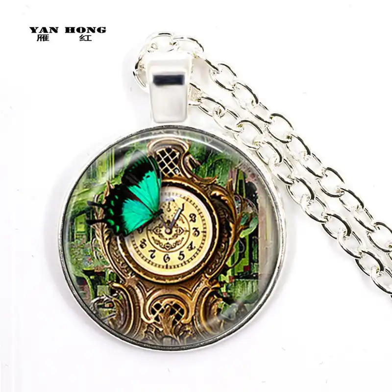 Стимпанк Гравитация Фолс загадки шифр счета ожерелье колесо Доктор Кто стекло Мужские астролябы женщин Подвеска для лучших друзей HZ1