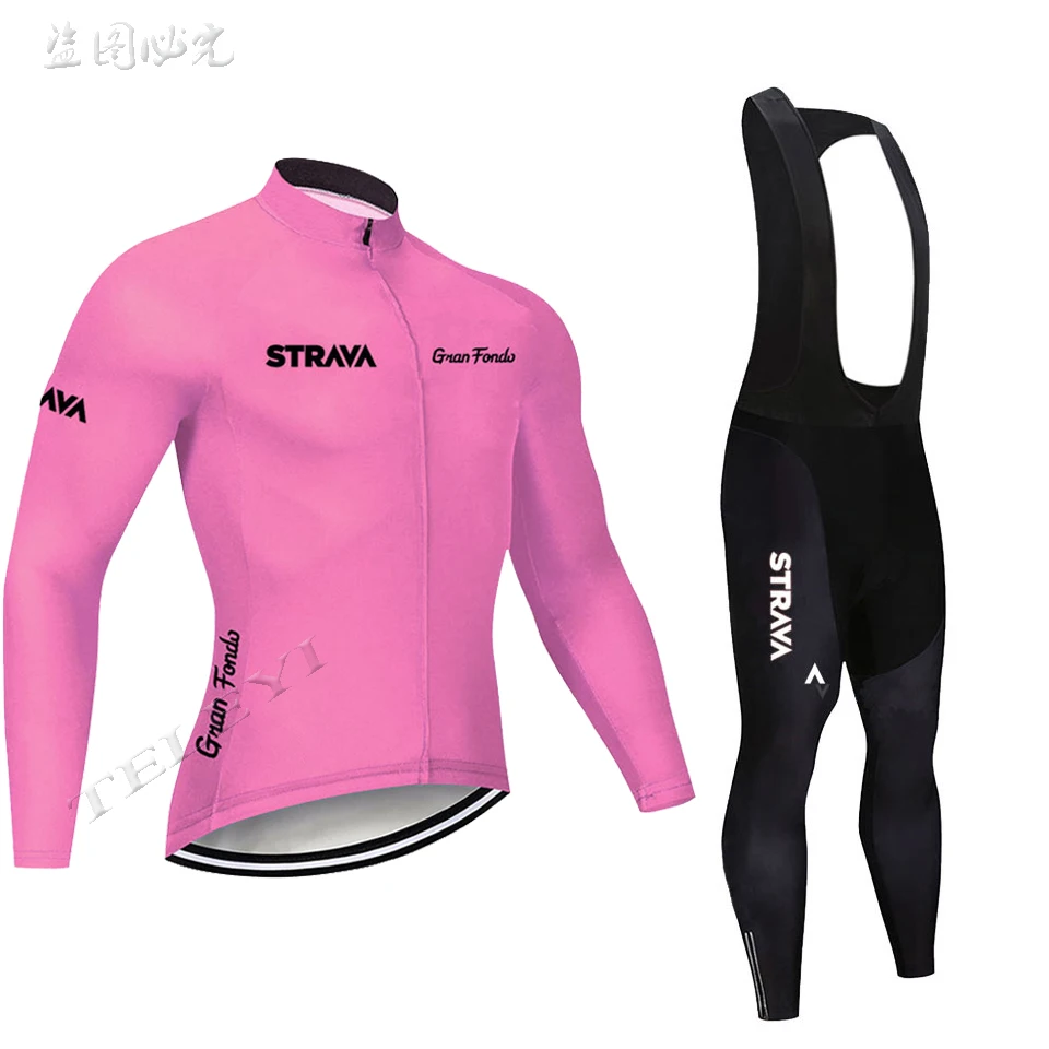 Мужская велосипедная футболка Strava с длинным рукавом, комплект одежды для горного велосипеда, одежда для велоспорта Ropa Ciclismo Hombre, велосипедная одежда, 9D гелевые штаны