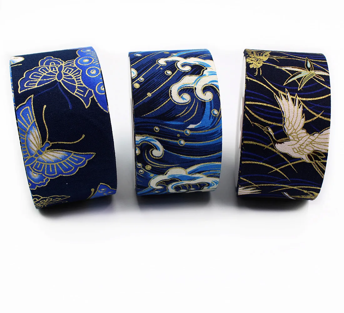 Double-Sided Japanese Style Plaid Fabric Webbing 5Yards Bow Cap DIY Clothing Accessories Party Gift Packaging ribbon supplies,webbing craft supplies