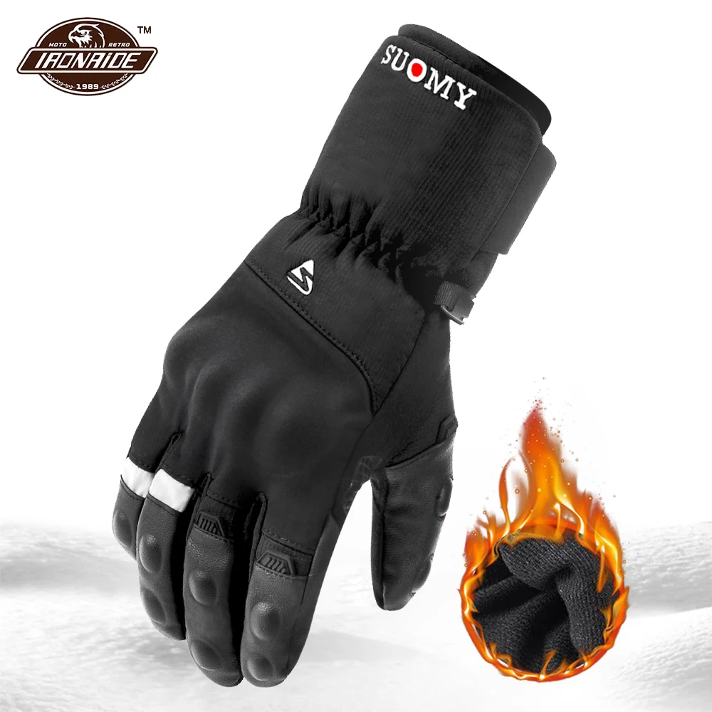 Motorrad Handschuhe Moto-Cross Roller Motorrad Touchscreen Winter Warm Bleiben 