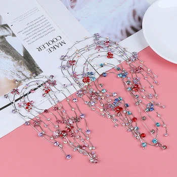 

1PCS Girl Hair Extension DIY Glitter Braid Hairpin Bridal Wedding Hair Accessories Rhinestone Tool