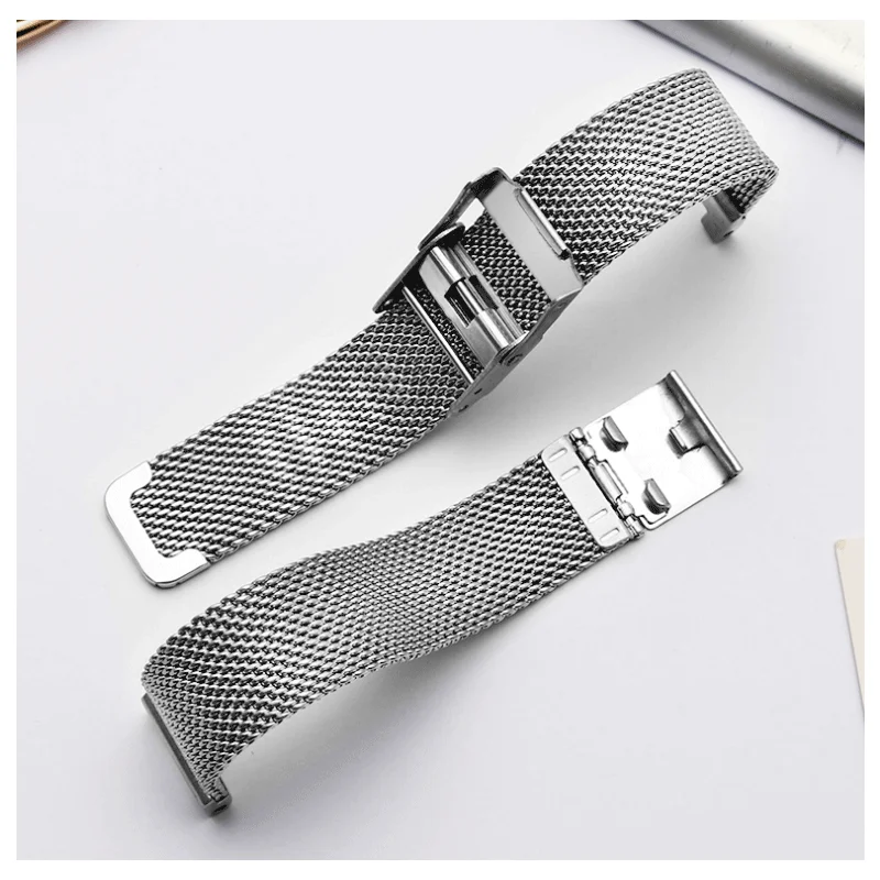 Подходит для FIYTA heartstring notch watch с L588/586 женский браслет Notch 14 мм Твердый стальной сетчатый ремень