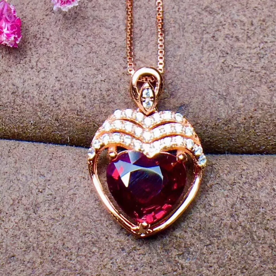 Natural Garnet Pendant (1)