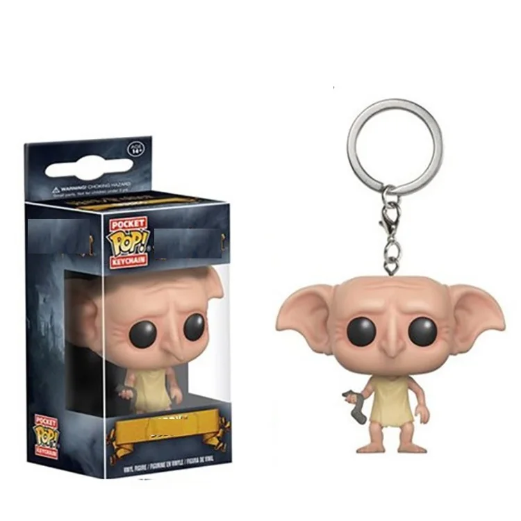 keychain Популярные новые Нарцисса Гарри Поттер Миртл Ограниченная серия Виниловая фигурка кукол модель игрушки для детей рождественские подарки - Цвет: keychain