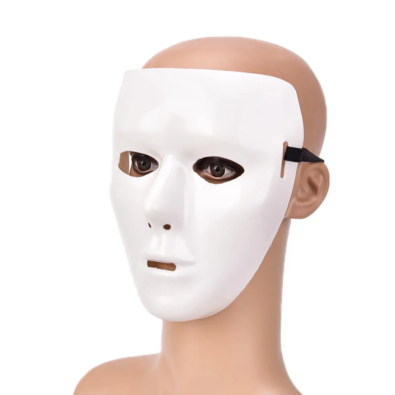 1 шт. крутая пластиковая мужская маска для наездника, маски для танцев с привидением, маска для хип-хопа, белые ночные светильники для дома, бара, ночного клуба, вечерние реквизиты