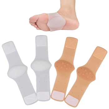 2Pcs Fasciitis Plantaris Therapie Wrap Hak Voet Pijn Arch Ondersteuning Enkelbrace Hak Warm Protector Binnenzool Orthopedische