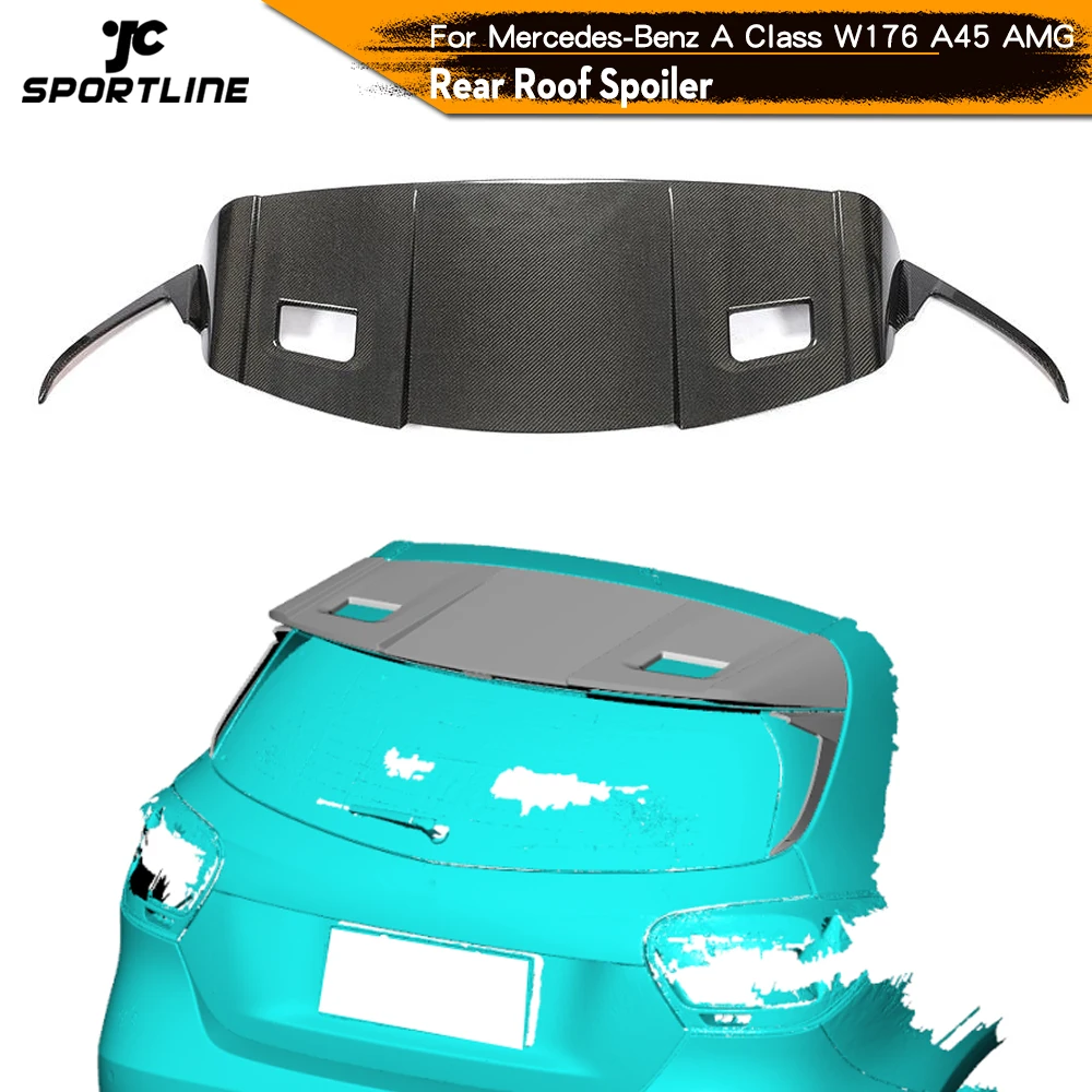 Posteriore Tronco Boot Lid Copertura Per Mercedes-Benz Classe A W176 A200 A260 A45 Amg 2013 - 2018 Di Carbonio In Fibra Di