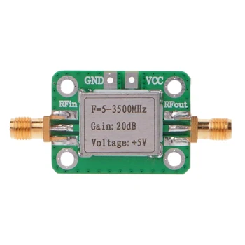

5-3500MHz RF Amplifier Power Broadband Signal Amp High Gain 20DB with Shielding