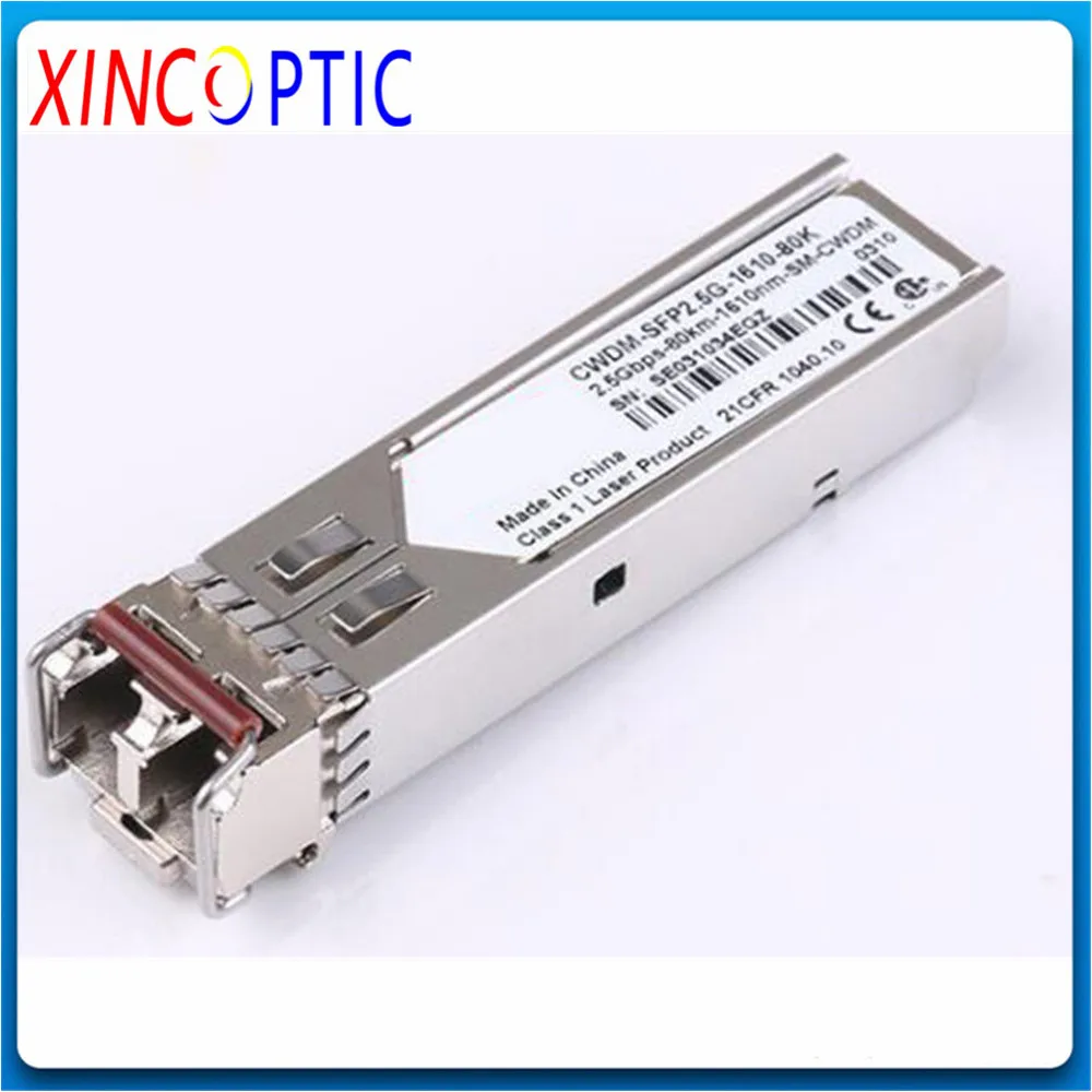 Модуль трансивера CWDM LC SFP 2 шт./лот 488 Гбит/с 80 км 5G 1510 1530 1550 1570 1590 1610 25 дБ APD DDM |