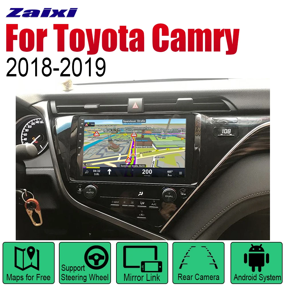 Android Car Radio Stereo DVD GPS Navigation For Toyota Camry 2018~2019 Bluetooth wifi 2din Car Stereo Multimedia Player Android Car Radio Stereo DVD GPS Navigation For Toyota Camry 2018~2019 Bluetooth wifi 2din Car Stereo Multimedia Player