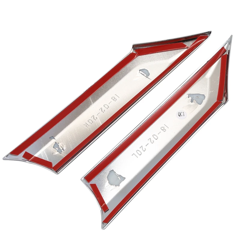Заднее стекло автомобиля боковой тройной угол Накладка для hyundai Kona Encino 4 шт. ABS хром