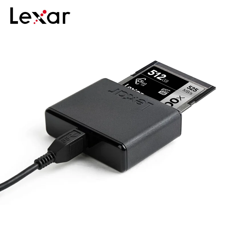 Lexar Профессиональный CFast 2,0 USB 3,0 считыватель Lecteur компактный адаптер для флэш-карт считыватель карт памяти CF