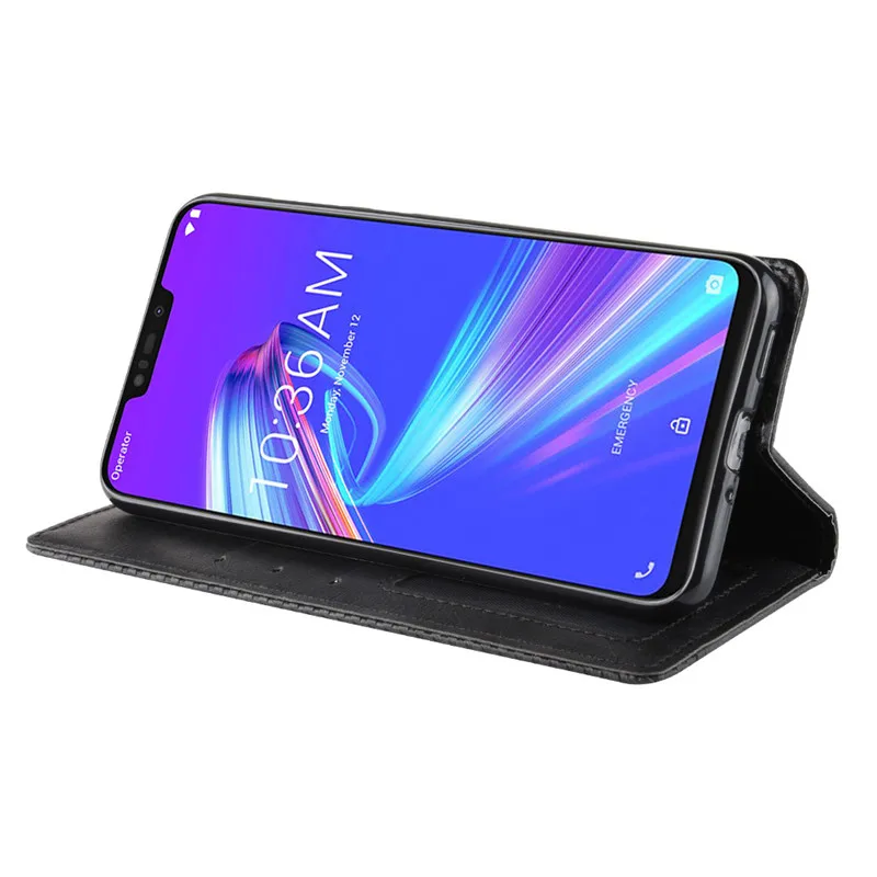 Чехол для Asus Zenfone Max M2 ZB633KL чехол X01AD флип телефона из искусственной кожи ZB ZB633 633