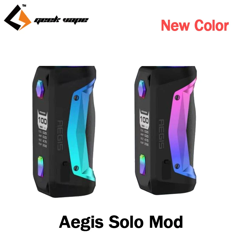 Оригинальная электронная сигарета Geekvape Aegis Solo Mod боксмод 100 Вт подходит для
