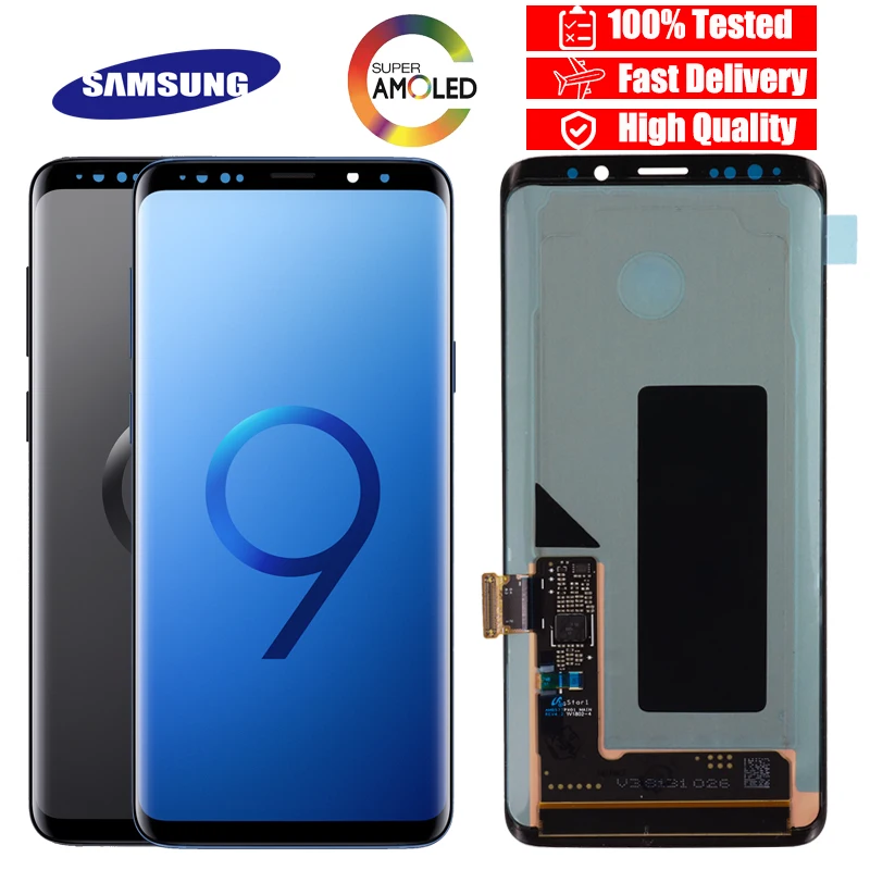 Новинка 100% сменный ЖК дисплей SUPER AMOLED 5 8 дюйма для SAMSUNG Galaxy S9 с сенсорным экраном и