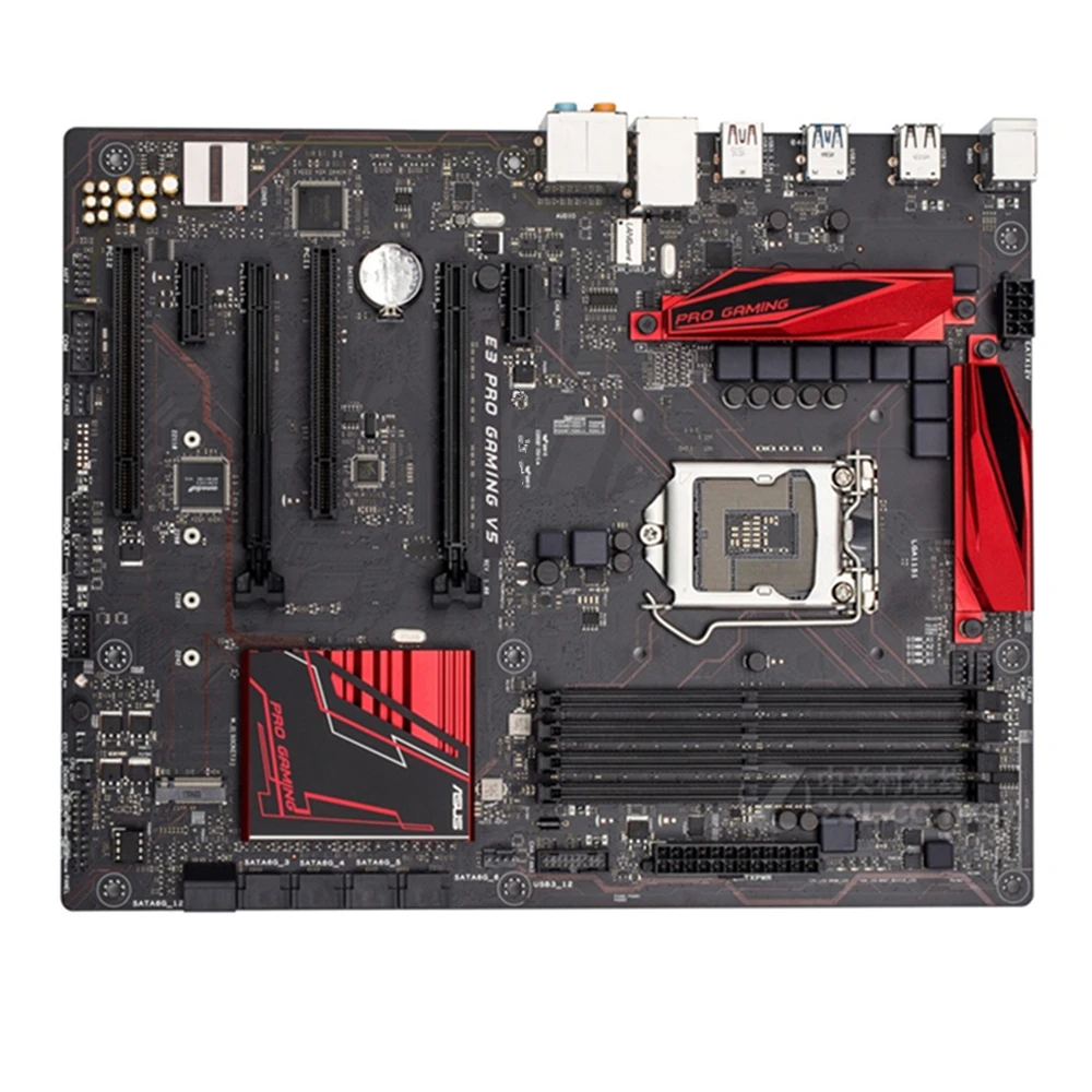 For Asus E3 PRO GAMING V5 Desktop Motherboard Socket LGA 1151 DDR4 C232 SATA3 USB3.0 Motherboard best motherboard for pc