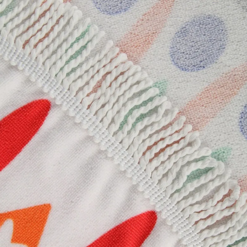 Круглое пляжное полотенце Tapestrys из микрофибры, красочное одеяло с бахромой и рисунком Ловец снов, гобелен, коврик для йоги, пикника, TQ