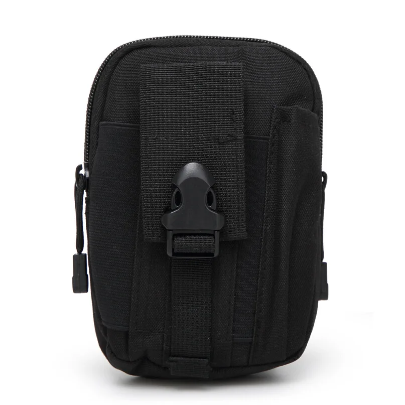 Army Fans Tactical Waist Pack Molle Mobile Phone Pannier Bag Outdoor Sports Casual Wallet Purse Wear Leather Belt Mobile Phone B
