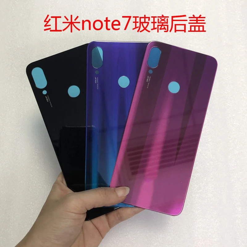 Для Xiaomi Redmi note 7 крышка батареи Задняя стеклянная панель Дверь Корпус чехол для Note