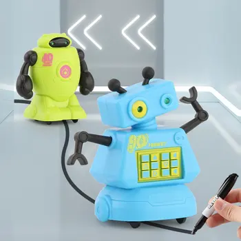 

Creative Original Inductive electric robot Car Line Follower Magic Pen Toy Follow Any Line You Draw Xmas Gifts Educational toy