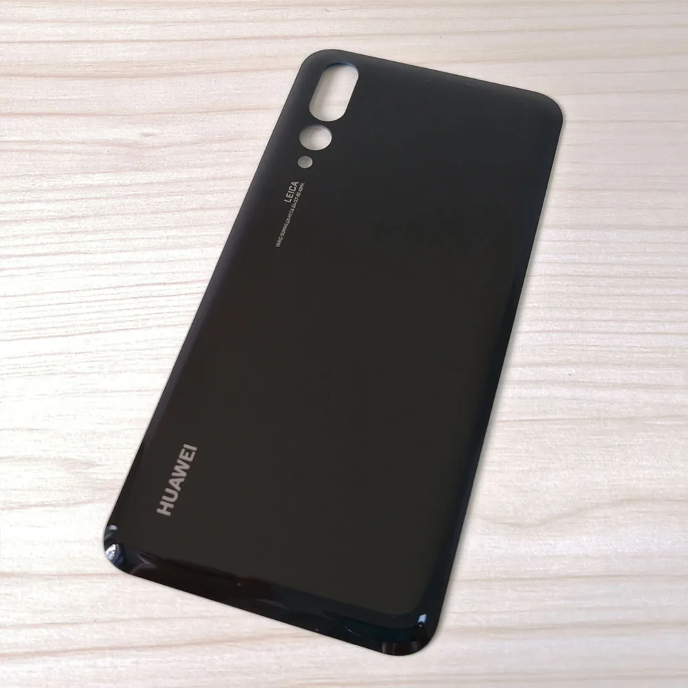 Black for P20pro huawei P20 Pro Чехол для задней батареи чехол 3D стекло Задняя Дверь Корпус чехол Замена для huawei p20 pro - Цвет: Black for P20pro