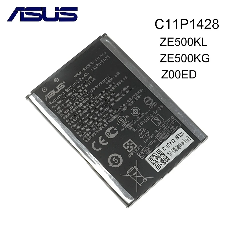 ASUS оригинальный сменный аккумулятор для телефона C11P1428 2400 мАч Asus ZenFone 2 Laser ZE500KL ZE500KG
