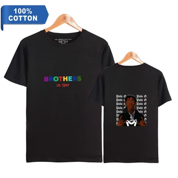 

Luckyfridayf Brand T-shirt Harajuku Short Sleeve Lil Tjay T Shirt Fashion 100% Men's Cotton T-shirt Streetwear Dropshipping