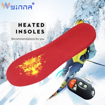 

USB Heated Insoles Shoe Insole Memory Foam For Man and Women Winter Outdoor Sports 2300mAh Heating Insoles Winter Warm