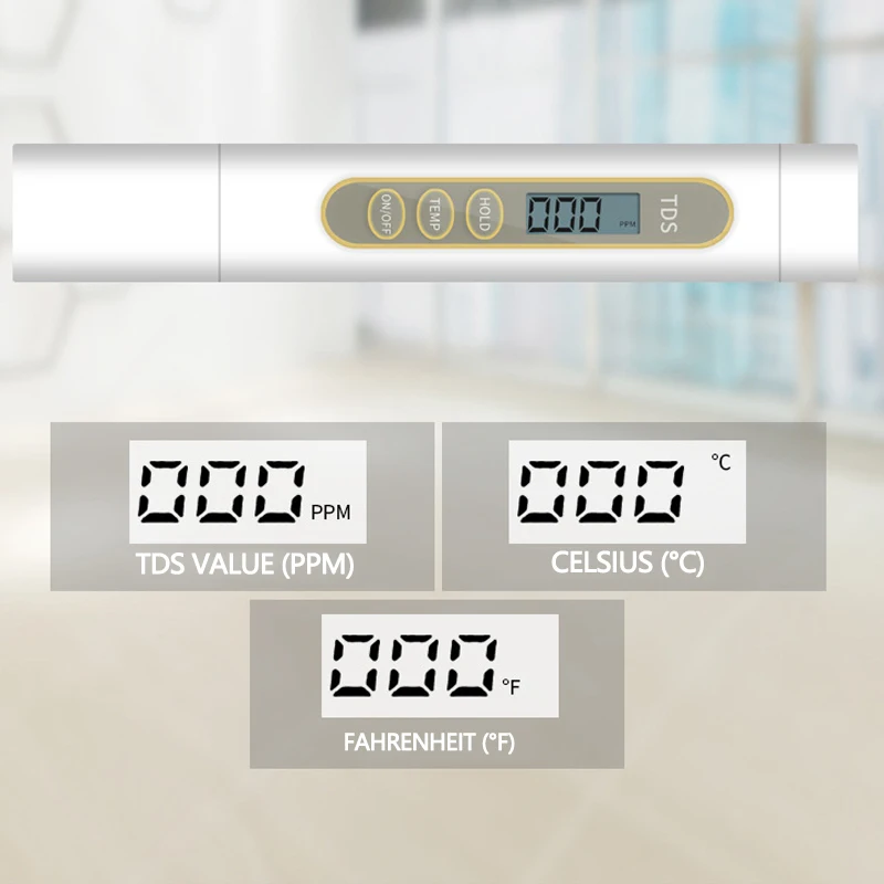 

Portable LCD Digital TDS Water Quality Tester Water Testing Pen Filter Meter Measuring Tools Accessory For Aquarium Pool