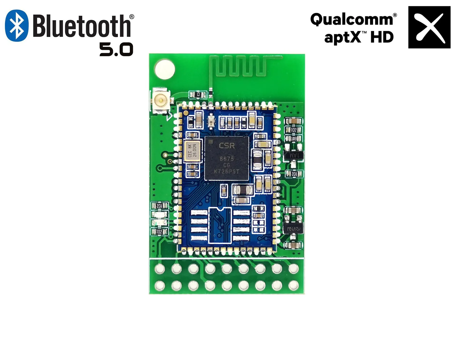 

Bluetooth Audio Module PA213 5.0 CSR8675 Optical Fiber SPDIF I2S IIS APTX-HD