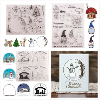 

2020 Xmas Clear Stamps and Dies Scrapbooking New Arrivals Christmas Metal Cutting Dies New 2020 Craft Store Die Cut Stencil