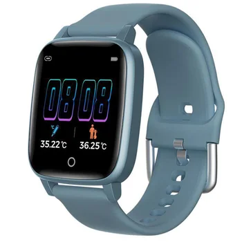 

Magnetic Suction Heart Rate Monitoring Body Temperature Sedentary Reminder Call Remind Smart Watch Rechargeable With Charger