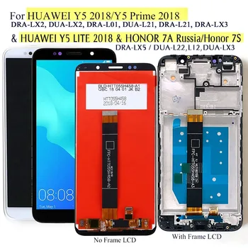 Wyświetlacz dla Huawei Y5 2018 i Y5 Lite DRA-LX2 LX3 LX5 wyświetlacz Lcd wymiana ekranu dotykowego dla Honor 7A rosja 7s DUA-L22 i LX3 5 45 #8243 tanie i dobre opinie raugee NONE CN (pochodzenie) Pojemnościowy ekran 1280x720 3 for Huawei Y5 2018 Y5 Pro 2018 Y5 Prime LCD i ekran dotykowy Digitizer