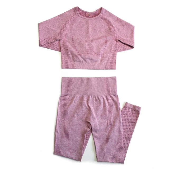 US $10.94 6 Colors Seamless Yoga Set Sports Bra and Leggings Women Clothing Gym Set Workout Clothes Fitness S