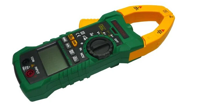 Mastech MS2115A 6000 отсчетов True RMS цифровой клещи AC/DC тестер напряжения тока с пусковым и NCV измерением