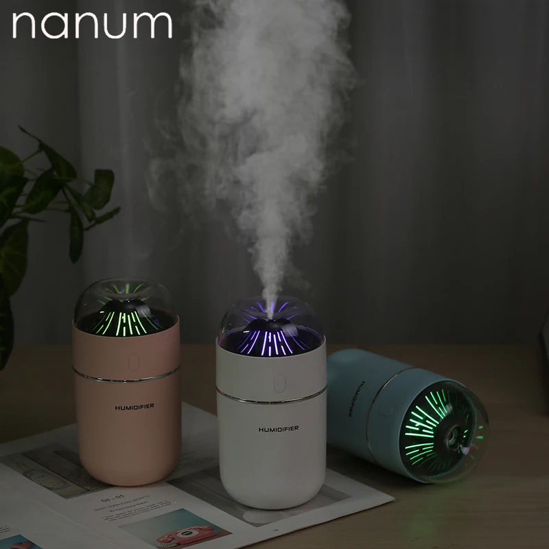 Small volcano Humidifier Mini Ultrasonic Humidifiers Led Night Light