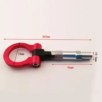 

Car Trailer Front Rear Bumper First Aid Tow Hitch Hook for BMW F Series Red