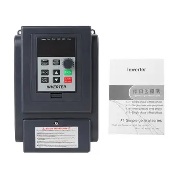 

Variable Frequency Drive Inverter 1-Phase 220V Input 3-Phase 380V Output 1.5KW VFD Variable Frequency Inverter Speed Controller