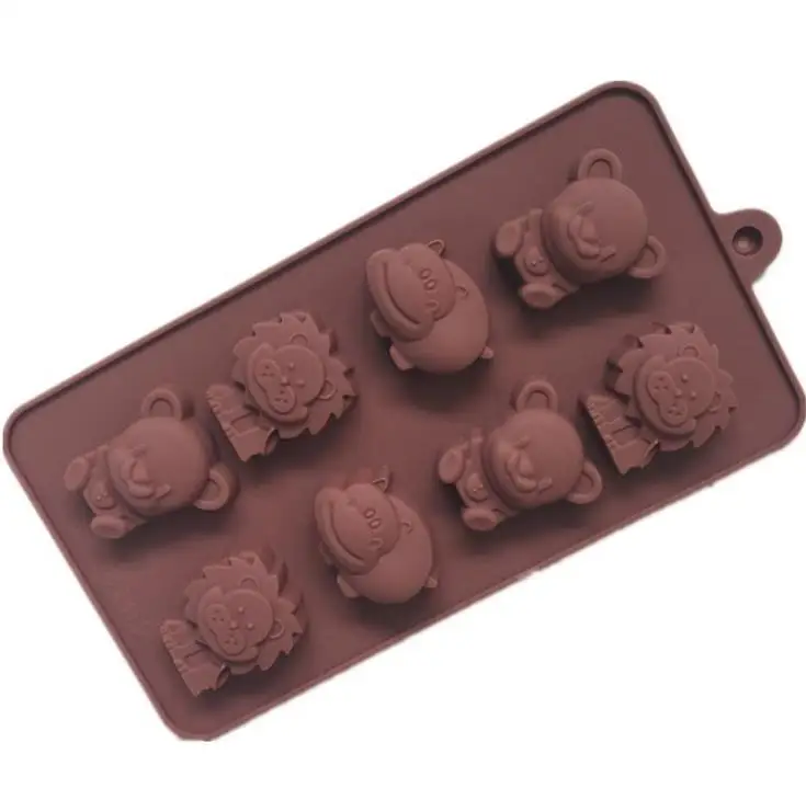 

Fashion Hot Hippo Lion Bear Shape Silicone Mold, Jelly, Chocolate, Soap ,Cake Decorating DIY Kitchenware ,Bakeware SN3021