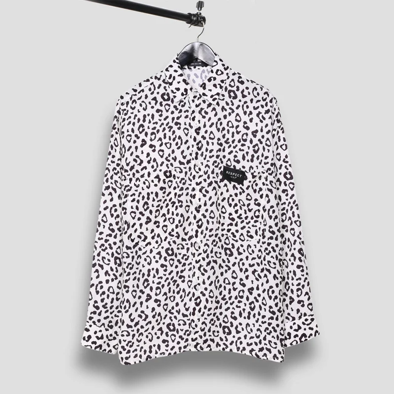 

Owen Seak Men Casual Shirts High Street Style Men's Clothing Spring Male Autumn Shirts