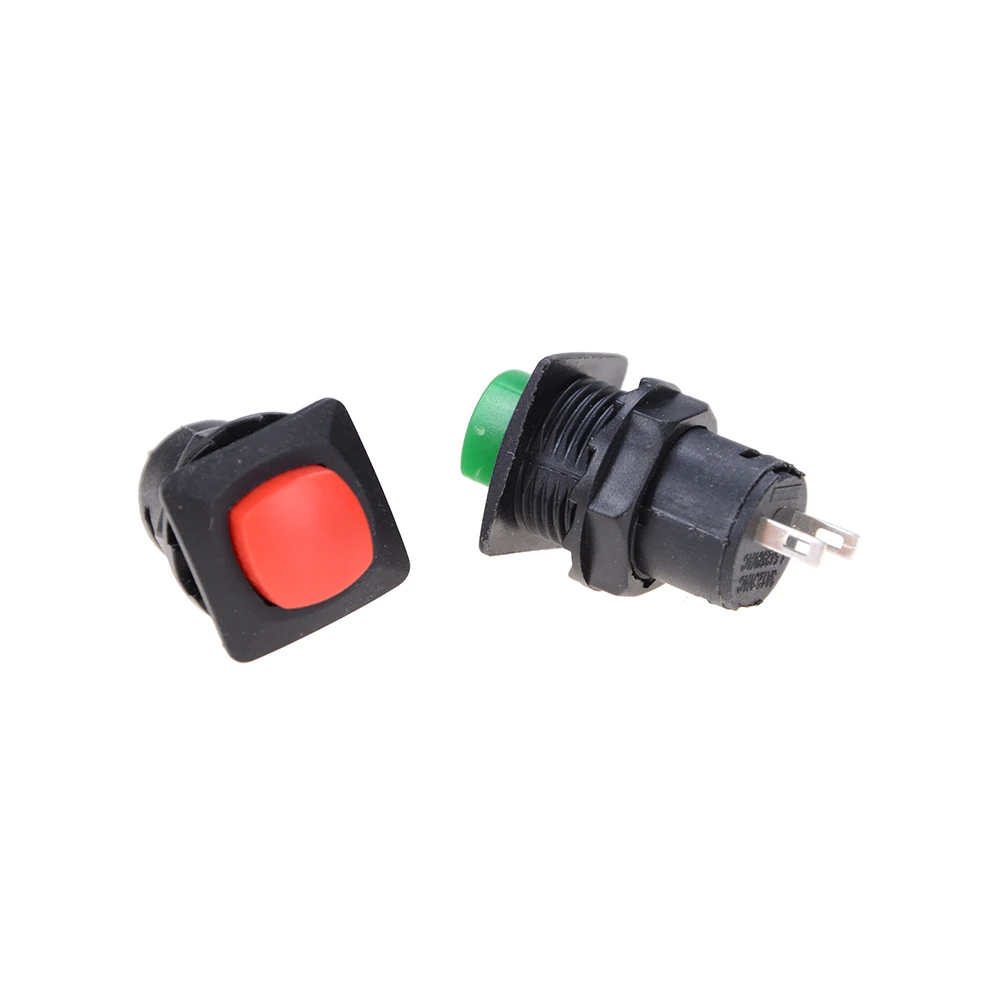 

AC 12V 1 x Momentary Non Latching Red / Green Round Cap Push Button Switch
