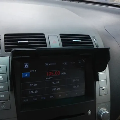 자동차 GPS 차양 커버, GPS 스크린 차양 바이저 후드, 자동차 중앙 대시보드, GPS 내비게이션, 내비게이션 디스플레이, 5.5-10 인치 4