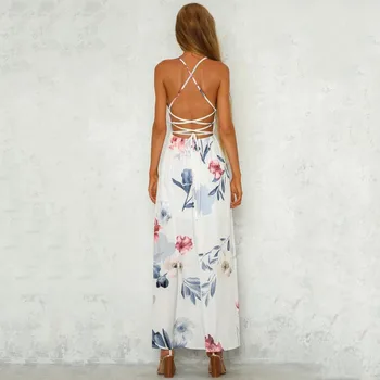 

New Style Europe and America WOMEN'S Dress/Hot Selling Hot Selling Spring and Summer Large Size Dress Printed Long Skirt