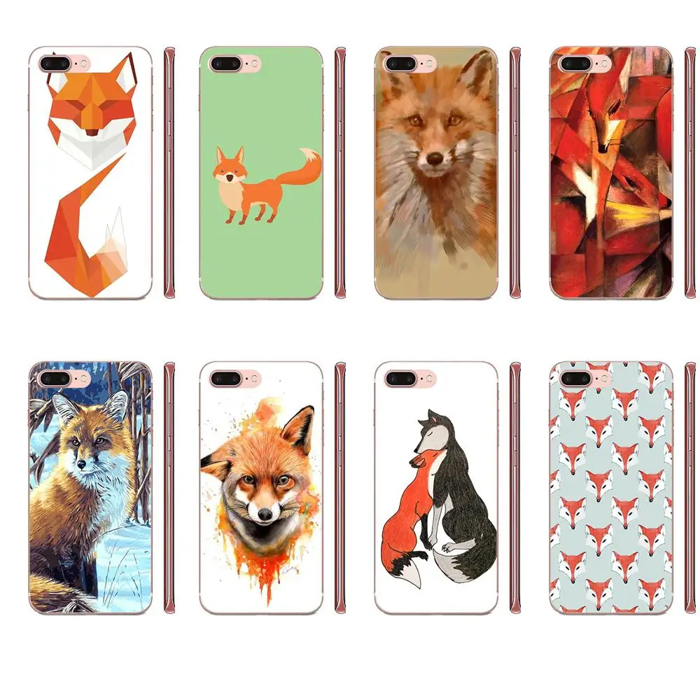 The Fox Coloured Drawing Or Pattern For LG G2 G3 G4 G5 G6 G7 K4 K7 K8 K10 K12 K40 Mini Plus Stylus ThinQ 2016 2017 2018 | Мобильные
