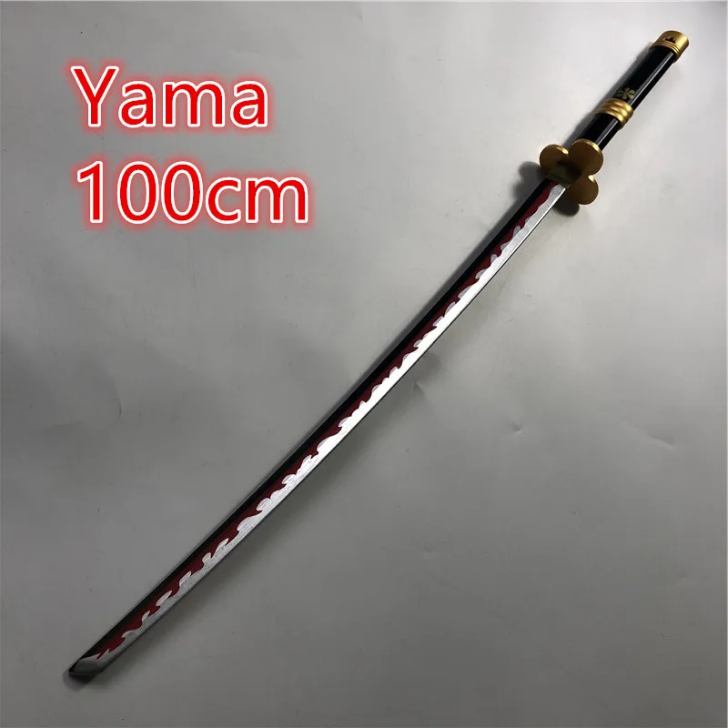 

1:1 SSR Cosplay Yama magic sword Weapon Armed Katana Espada Wood Ninja Knife Samurai Sword Prop Toys Unsharpened 100cm