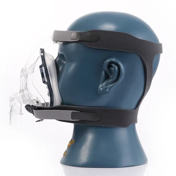 

Auto CPAP Face Mask Silicone Respirator Ventilator Mask with Adjustable Headgear CPAP Machine Accessory Full Face Mask