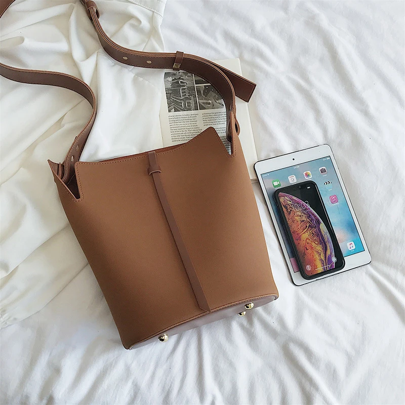Модная роскошная кожаная сумка для девочек, сумка-мешок, женская дизайнерская сумка-мессенджер на плечо, Большая вместительная сумка для покупок
