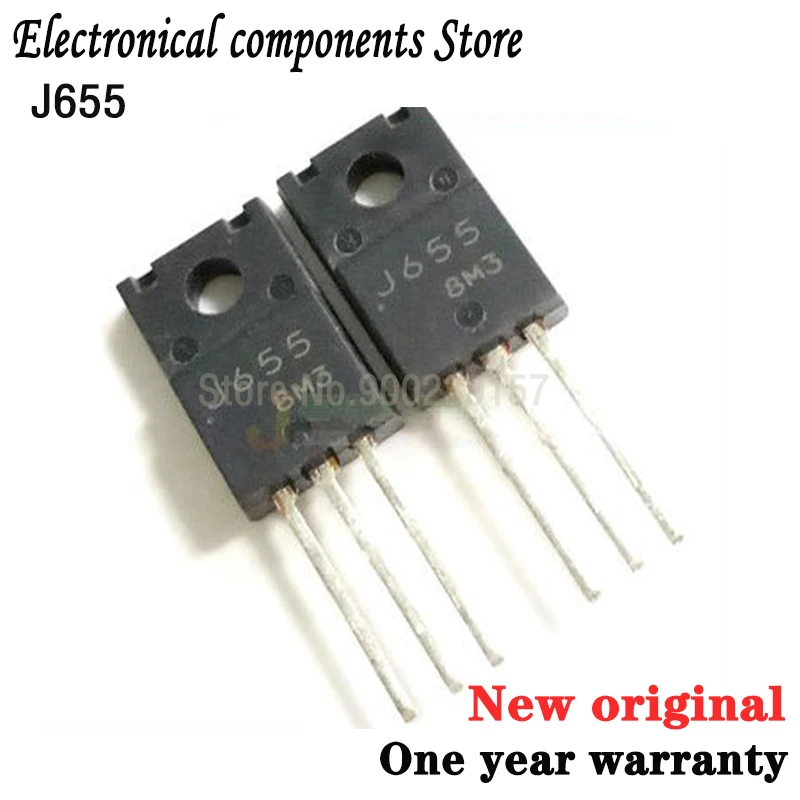 100% новый оригинальный один год гарантии J655 2SJ655 TO 220F MOS FET P channel 100V 12A|Зарядные