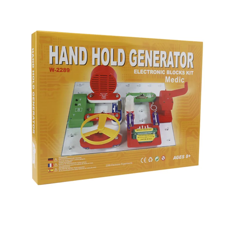 

Foreign Trade Students Children DIY Circuitry Education Assembled Joint ENLIGHTEN Electronic Bricks Popularization of Science Ed